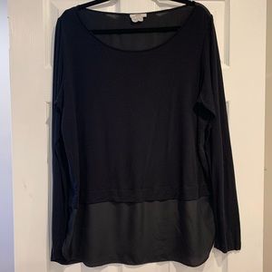 Persona Black Long Sleeved Top